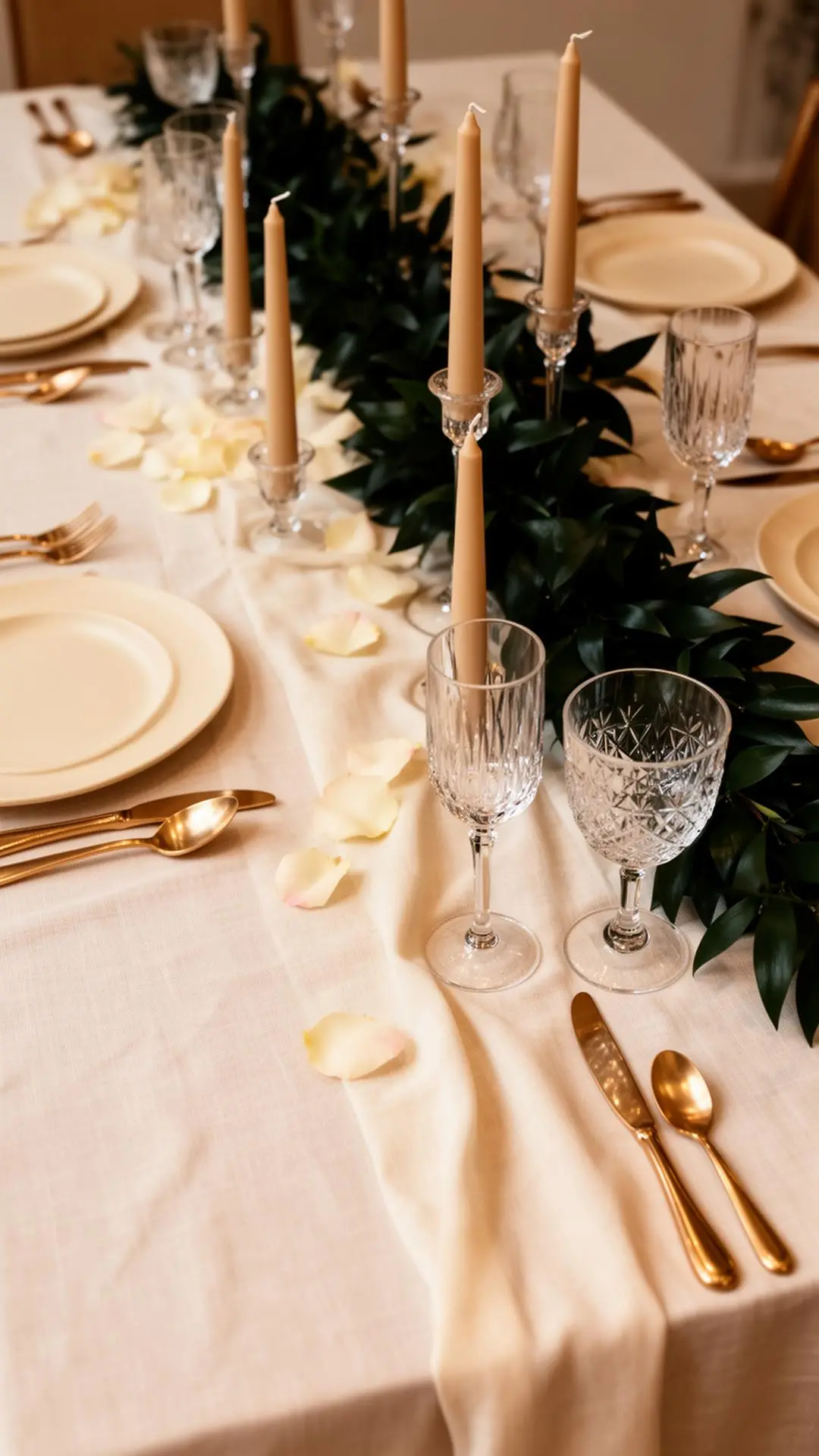 Editorial tablescape